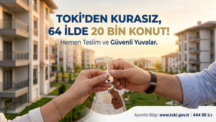 TOKİ’DEN 64 İLDE 20 BİN KONUTLUK DEV KAMPANYA: KURASIZ VE KİRA ÖDER GİBİ EV SAHİBİ OLMA FIRSATI!