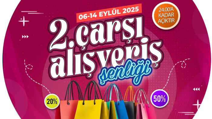 İnegöl'de "2. Çarşı Alışveriş Şenliği" Başlıyor