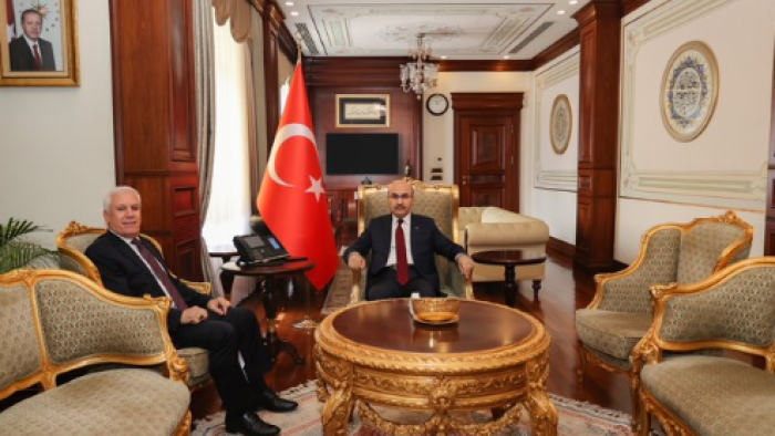 Mustafa Bozbey, Göreve Geldikten Sonra İlk Ziyaretini Vali Demirtaş'a Gerçekleştirdi