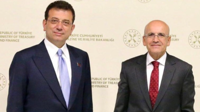 İstanbul Büyükşehir Belediye Başkanı Ekrem İmamoğlu, Hazine ve Maliye Bakanı Mehmet Şimşek ile Görüştü