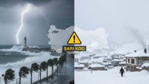 Meteoroloji'den 14 İl İçin "Sarı Kodlu" Alarm: Kar, Fırtına ve Sağanak Kapıda!