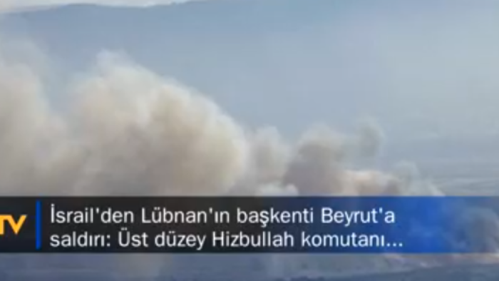 İsrail Lübnan'ın başkenti Beyrut'a saldırdı